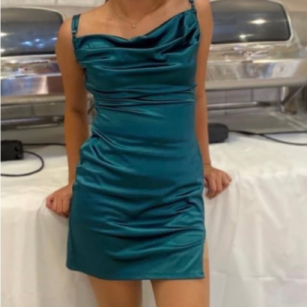 Forever 21: Green dress.